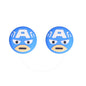 2pcs/set Marvel Games Console Thumb Grip Cap Cover Kawaii Spiderman Playstation PS5 PS4 Xbox Series Joystick Protective Cap