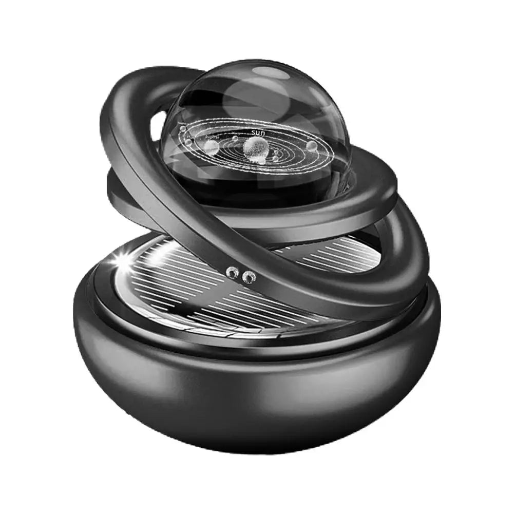 Solar Power Car Perfume Car Air Freshener Solar Ornaments Rotating Aromatherapy Perfume Ornaments Creative Car Diffuser