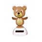 Car Interior Solar Dancing Toy Cute Swinging Animals Dashboard Ornament Auto Home Decoration Solar Powered for Baby Child Gifts