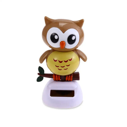 Car Interior Solar Dancing Toy Cute Swinging Animals Dashboard Ornament Auto Home Decoration Solar Powered for Baby Child Gifts