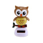 Car Interior Solar Dancing Toy Cute Swinging Animals Dashboard Ornament Auto Home Decoration Solar Powered for Baby Child Gifts
