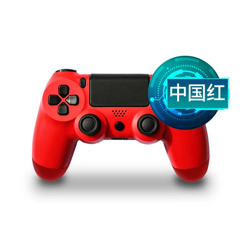 For PS4 Gamepad Dual Hall Joystick for PS4 BT Wireless RGB Glare Light Mobile Phone Computer PC Android Steam
