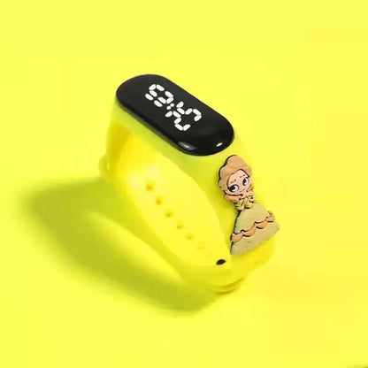 Pokemon Pikachu Avengers Spiderman LED Student Kids Sports Touch Cartoon Electronic Clock Watch Boys Girls Christmas Gifts Toys