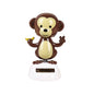 Car Interior Solar Dancing Toy Cute Swinging Animals Dashboard Ornament Auto Home Decoration Solar Powered for Baby Child Gifts
