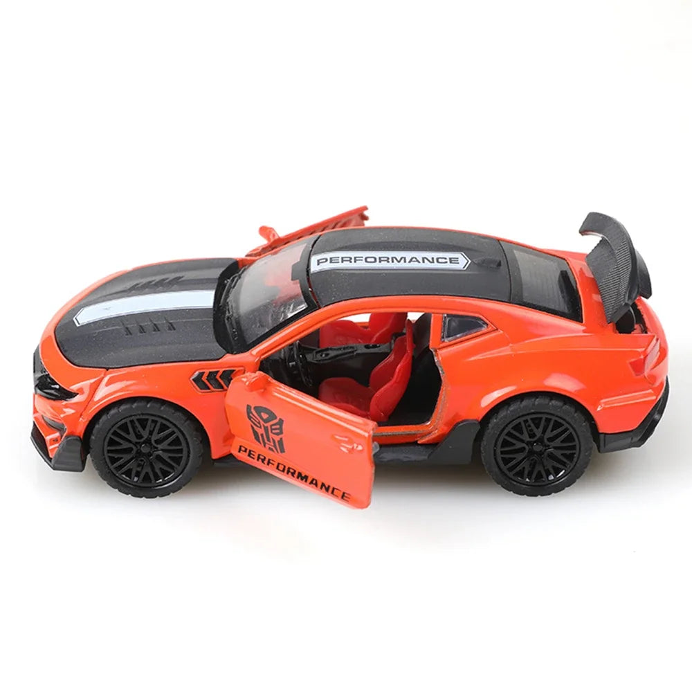 Alloy car metal elastic force simulation for small cars  sports cars, decorative parts for open doors, Toy vehicles toy car