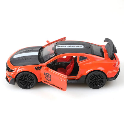 Alloy car metal elastic force simulation for small cars  sports cars, decorative parts for open doors, Toy vehicles toy car