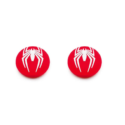 2pcs/set Marvel Games Console Thumb Grip Cap Cover Kawaii Spiderman Playstation PS5 PS4 Xbox Series Joystick Protective Cap