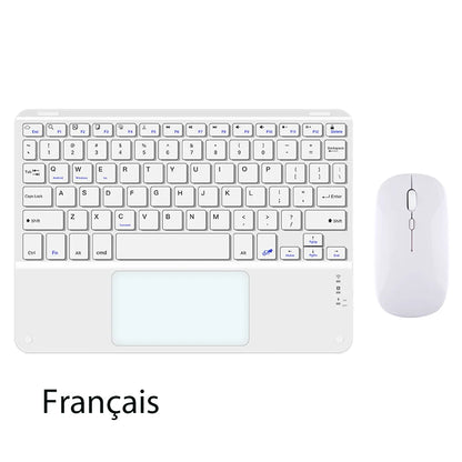 Touchpad Wireless Keyboard and Mouse Bluetooth Keyboard For iOS Android Windows Ultra Thin Protable Mini Tablet For Ipad Phone