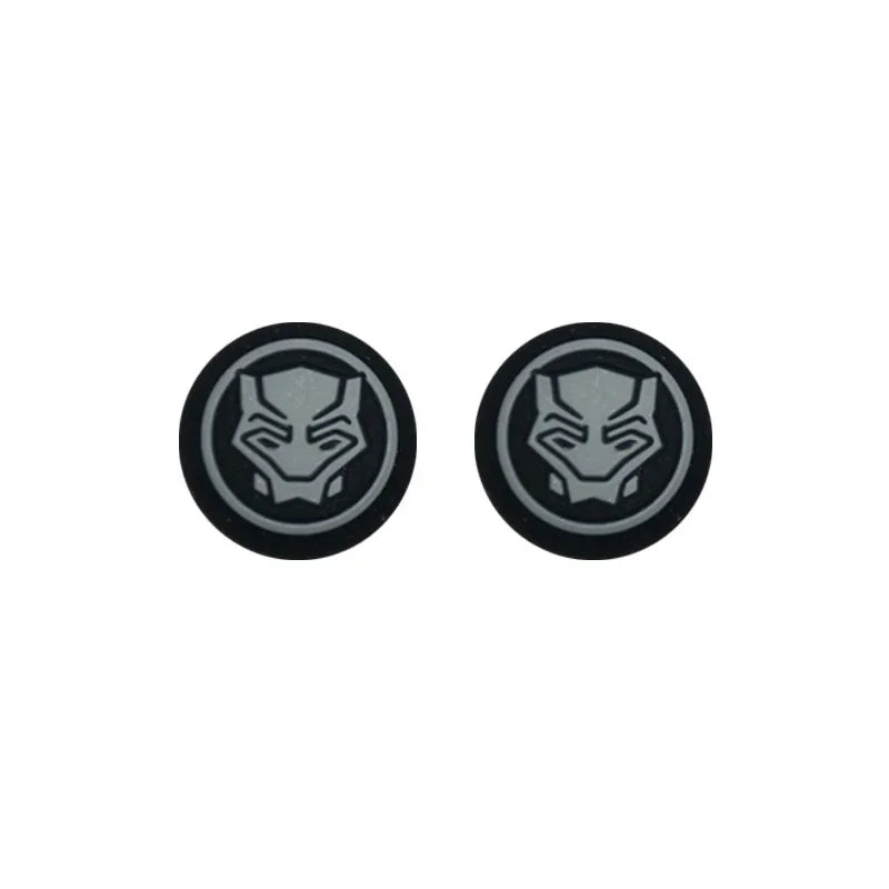 1pair Disney SpiderMan Deadpool Thumb Grip Cap Cover Playstation PS5 PS4 Xbox Series Cartoon Gameing Controller Accessories Gift