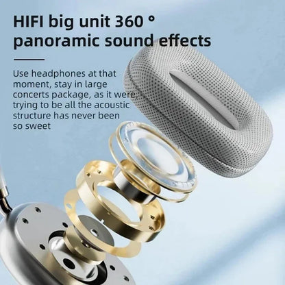 P9 Headset Wireless Bluetooth 5.3 Outdoor Headphone Mic Noise Cancelling Hifi Stereo Sound Earphone For Sports Gaming Headphones