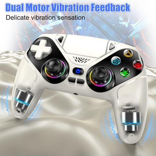 Gamepad for PS5/PC Gaming Controllers Handle Hall Effect Triggers RGB Turbo Vibration Touch Programmable Buttons Game Controller