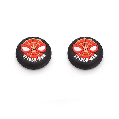 2pcs/set Marvel Games Console Thumb Grip Cap Cover Kawaii Spiderman Playstation PS5 PS4 Xbox Series Joystick Protective Cap