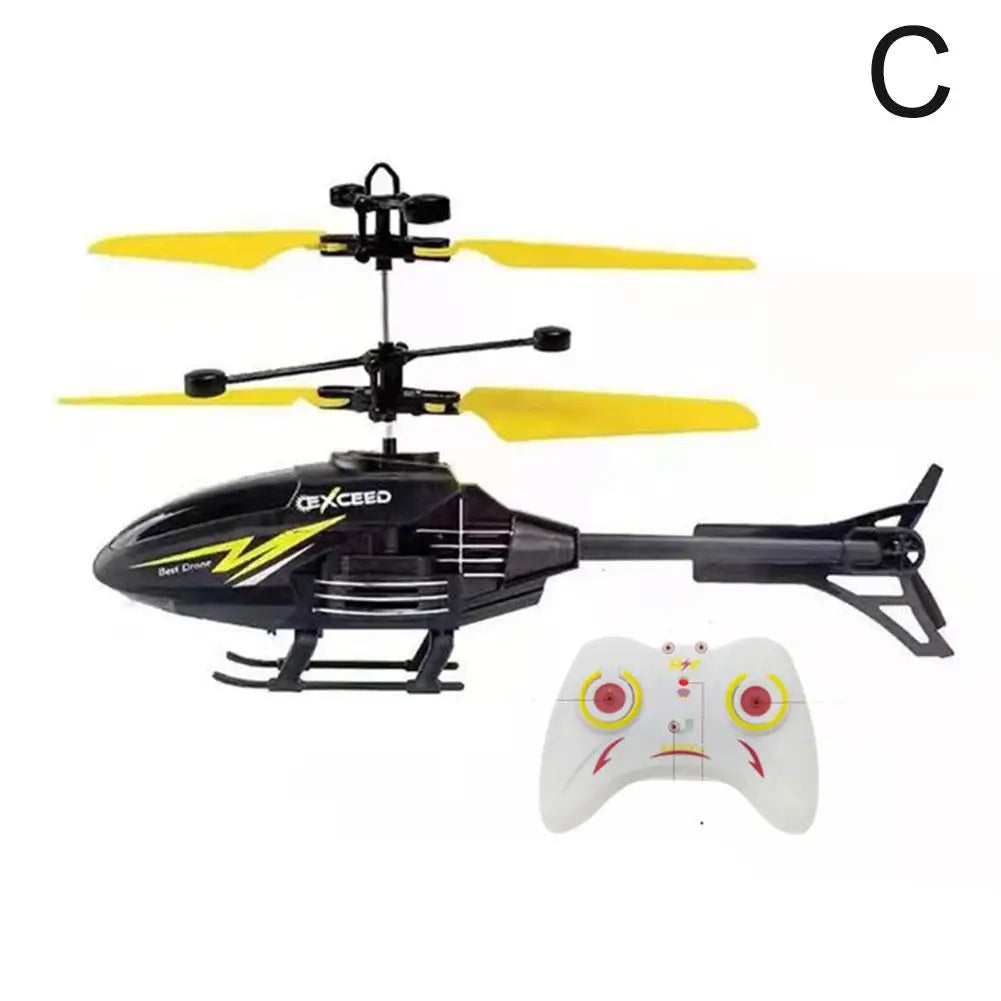 Remote Control Helicopter 2 Channel RC Helicopter Toys for Kids Flying Toys Infraed Induction Suspension Aircraft Charging Gifts