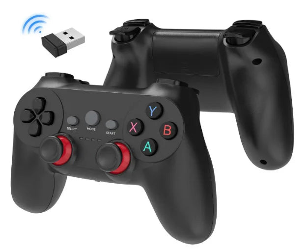 Wireless Doubles Game Controller For Linux/Android phone For Game Box Game stick PC Smart TV Box 2.4G gamepad Joystick