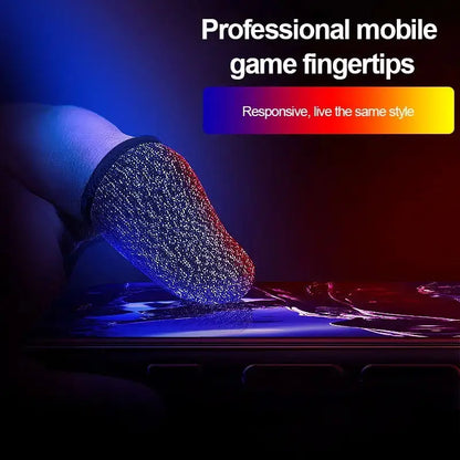 Mobile Game Fingertip Gloves For PUBG Gamer Sweatproof Anti-slip Touch Screen Finger Sleeve Breathable Gaming Finger Cover