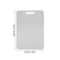 316 Stainless Steel Panel and Chopping Board Kitchen Household Thickened Double Sided Cutting Board Block Kneading Dough Board