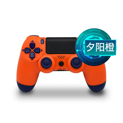 For PS4 Gamepad Dual Hall Joystick for PS4 BT Wireless RGB Glare Light Mobile Phone Computer PC Android Steam
