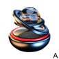 Solar Power Car Perfume Car Air Freshener Solar Ornaments Rotating Aromatherapy Perfume Ornaments Creative Car Diffuser