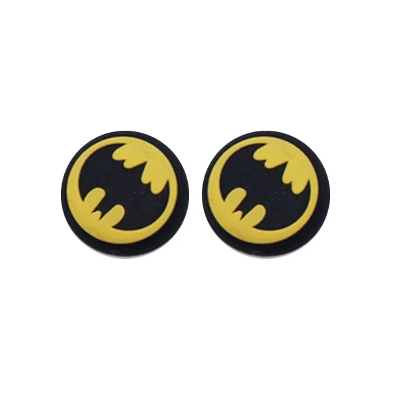 1pair Disney SpiderMan Deadpool Thumb Grip Cap Cover Playstation PS5 PS4 Xbox Series Cartoon Gameing Controller Accessories Gift