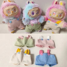 17cm Labubu V3 V2 V1 Trendy Clothes Outfit Accessories Idol Doll Clothing for Kid Gift Labubu Ropa