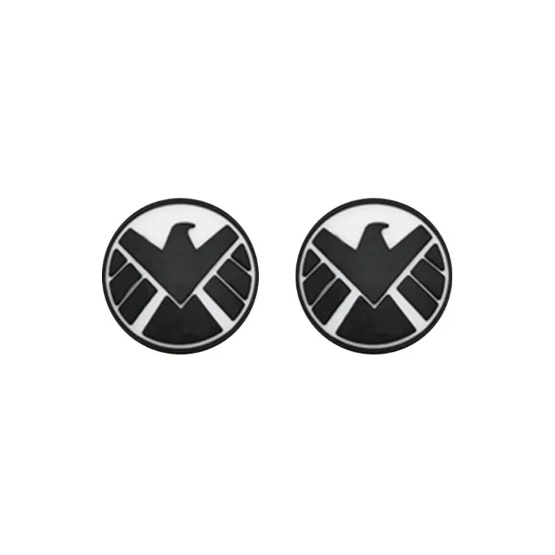 1pair Disney SpiderMan Deadpool Thumb Grip Cap Cover Playstation PS5 PS4 Xbox Series Cartoon Gameing Controller Accessories Gift