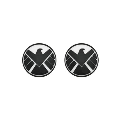1pair Disney SpiderMan Deadpool Thumb Grip Cap Cover Playstation PS5 PS4 Xbox Series Cartoon Gameing Controller Accessories Gift
