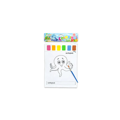 Children's drawing set Colored pencil coloring book 8 pieces of patterned paper suitable for children over 3 years old