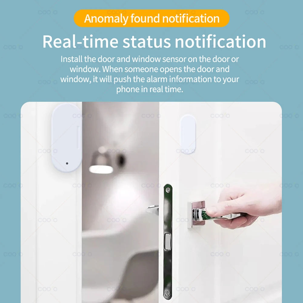 ZigBee 3.0 Smart Window Door Sensor Detector with Lux or Vibration Detection Home Security Alarm Work with Z2M in Home Assistant