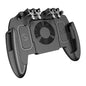 M10 gamepad phone shooting gaming button gaming trigger 6 fingers gamepad with cooling fan M11 game controller for PUBG joystick