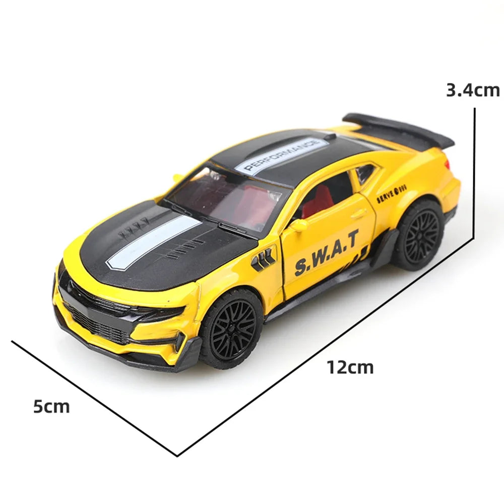 Alloy car metal elastic force simulation for small cars  sports cars, decorative parts for open doors, Toy vehicles toy car