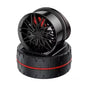 Air Freshener Diffuser Solar Powered Rotating Car Purifier Simulated Wheels Wheel Shape Fragrance Auto Aroma Diffuser Home Deco