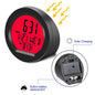 Solar Car Clocks Dashboard Thermometer Automotive Electronic Watch Led Digital DisplayTime with Back Luminous Car Accessories
