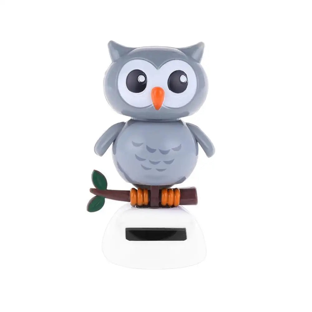 Car Interior Solar Dancing Toy Cute Swinging Animals Dashboard Ornament Auto Home Decoration Solar Powered for Baby Child Gifts
