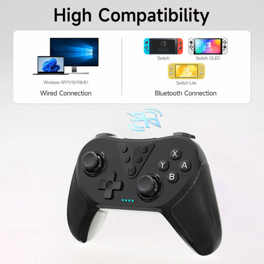 Double Shock Game Controller Gamepad Joystick for Switch Pro Switch Lite PC