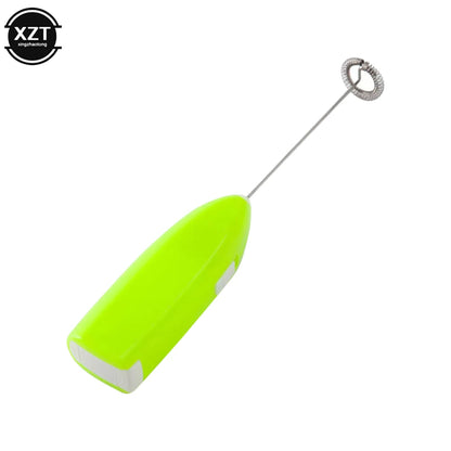 1pc Egg Beater Electric Handheld Rotary Egg Whisk Coffee Frothing Wand Milk Cappuccino Frother Mixer Portable Kitchen Tools