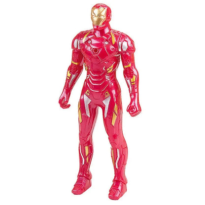 17cm Marvel Spiderman Model Anime Action Figures Spider-man Captainironman Luminous Children's Toys Decorationdolls Gifts
