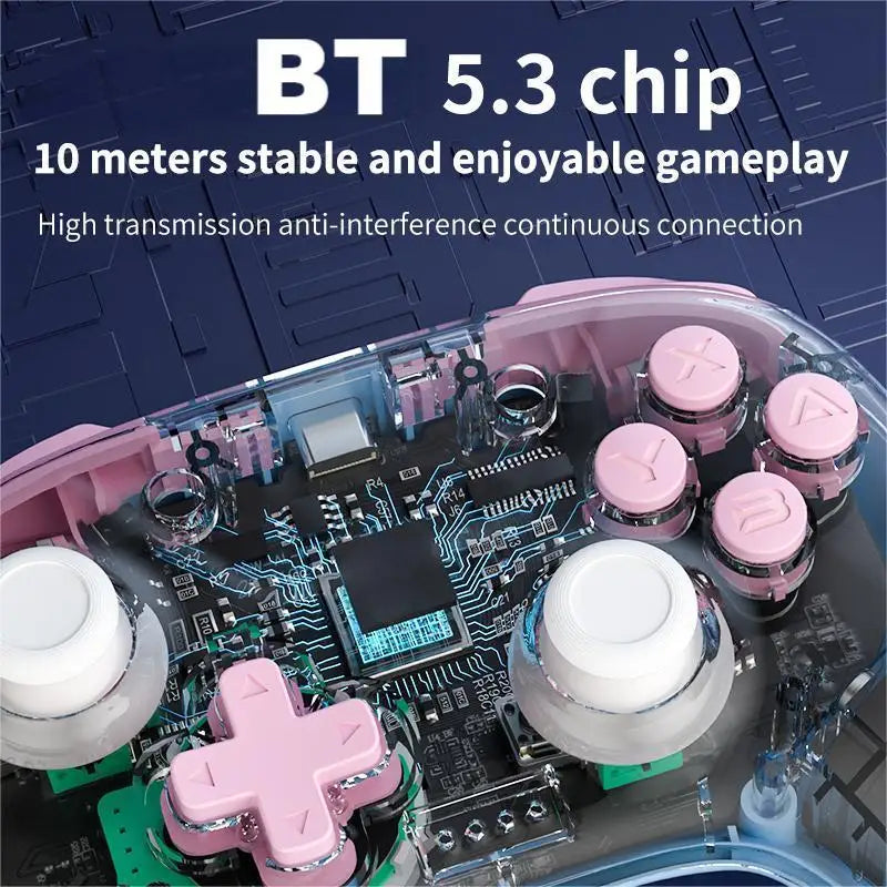 AOLION Bluetooth controller For Switch 2/1/PC/iOS/Android game pro Gamepad support Tubro Function
