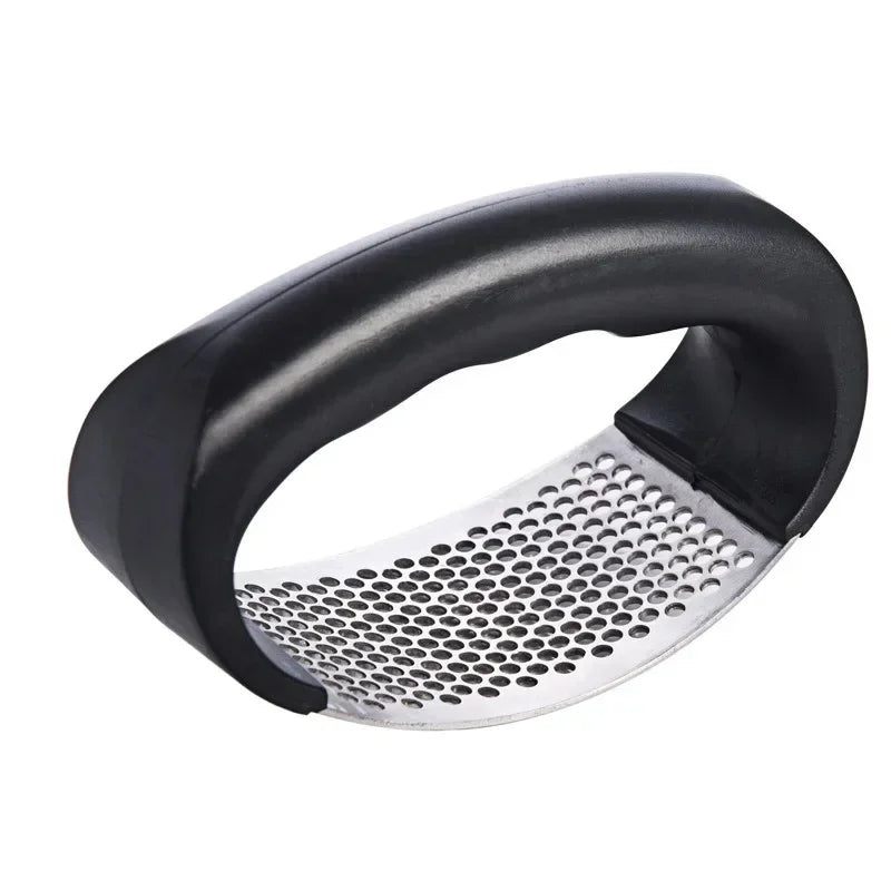 1/2pcs Stainless Steel Garlic Press Crusher Manual Garlic Chopper Garlic Chopping Tools Fruits Vegetables Home Kitchen Gadget