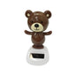 Car Interior Solar Dancing Toy Cute Swinging Animals Dashboard Ornament Auto Home Decoration Solar Powered for Baby Child Gifts