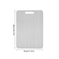 316 Stainless Steel Panel and Chopping Board Kitchen Household Thickened Double Sided Cutting Board Block Kneading Dough Board