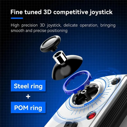 X12A-D11 Telescopic Game Controller RGB Phone Gamepad With Turbo/6-Axis Gyro/Vibration For Android IOS PS3 PS4 Switch