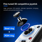 X12A-D11 Telescopic Game Controller RGB Phone Gamepad With Turbo/6-Axis Gyro/Vibration For Android IOS PS3 PS4 Switch