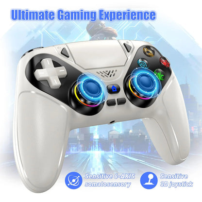 Gamepad for PS5/PC Gaming Controllers Handle Hall Effect Triggers RGB Turbo Vibration Touch Programmable Buttons Game Controller
