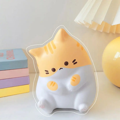 Fashion Cartoon Cat Squeeze Toys Plushie Stress Release Decompression Doll Slow Rebound Cute Release Anxiety Toy