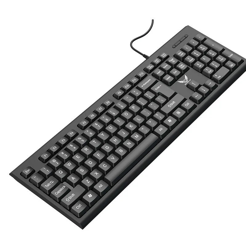 USB RGB Gaming Keyboard 104Keys Wired Keyboard Standard Keyboard Floating Button Backlight Keyboard for PC Computer Laptop