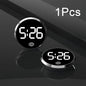 LED Car Clock Luminous Automobiles Internal Stick-On Mini Digital Clocks Auto Ornament Car Accessories