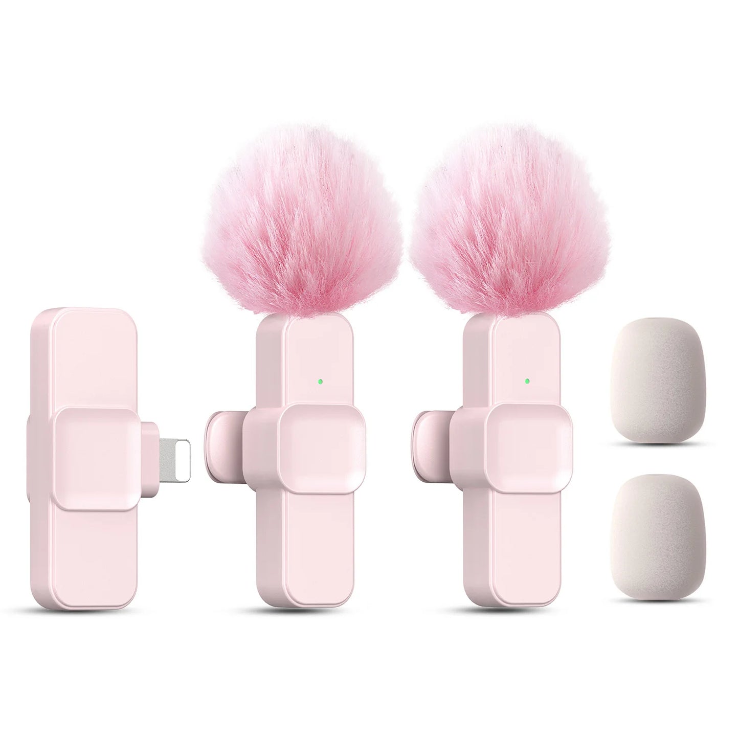 SNZIYAG K10 Wireless Lavalier Microphone Portable Audio Video Recording Mini Microphone for iPhone Android PC Live Gaming Phone