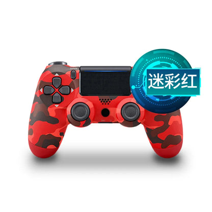 For PS4 Gamepad Dual Hall Joystick for PS4 BT Wireless RGB Glare Light Mobile Phone Computer PC Android Steam