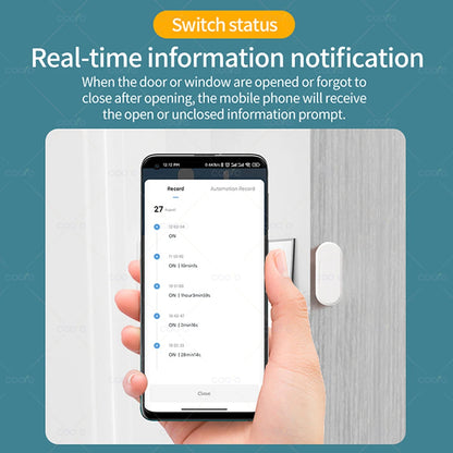 ZigBee 3.0 Smart Window Door Sensor Detector with Lux or Vibration Detection Home Security Alarm Work with Z2M in Home Assistant