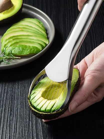 Avocado Knife Gadget Stainless Steel Cutters Kitchen Gadgets Fruit Cutting Artifact All for Kitchen and Home Dragon Fruit Slices